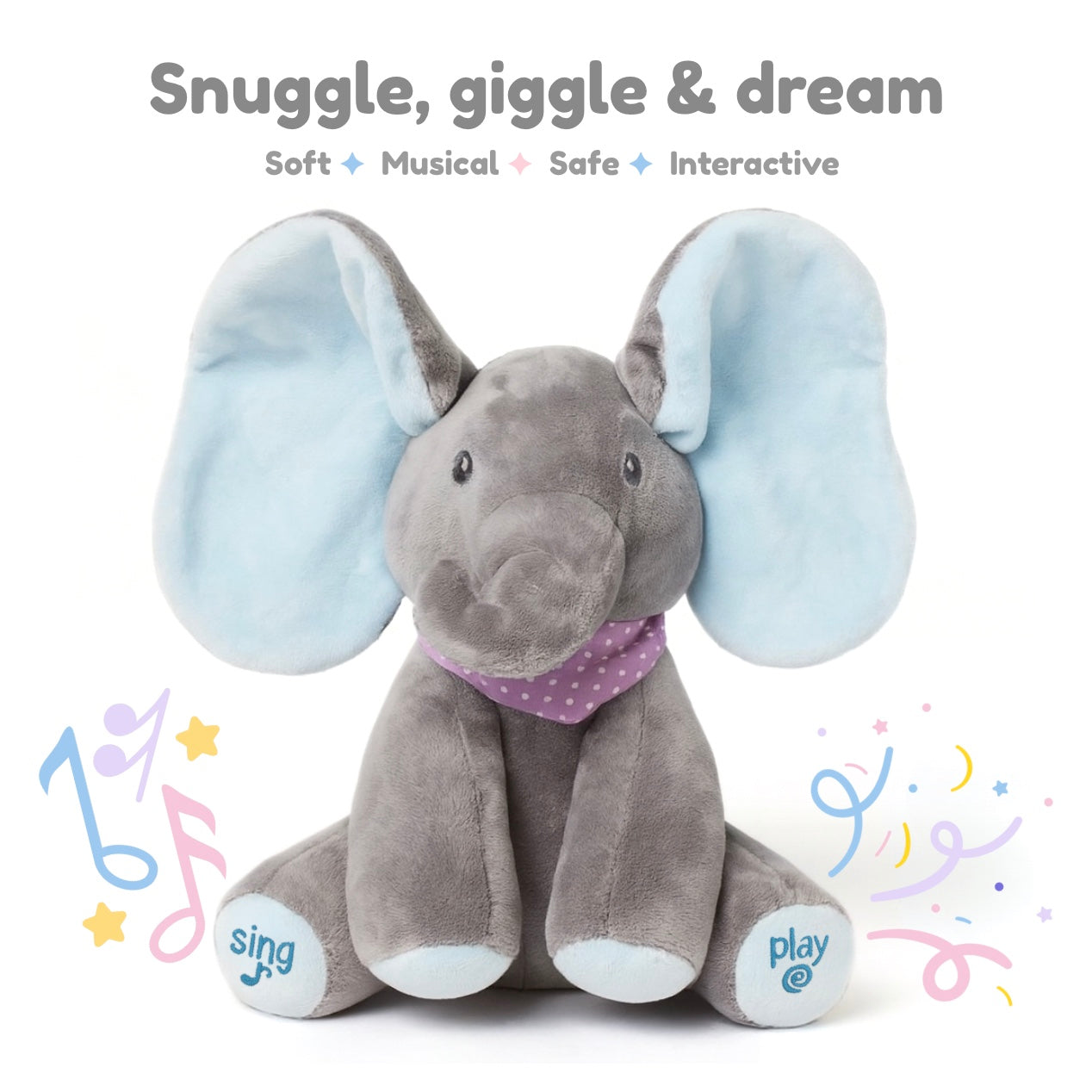 SnuggleBoo™ - Play, Music & Comfort